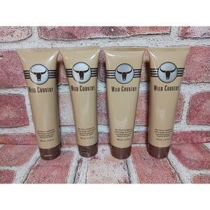 4 Pc Lot AVON Discontinued Mens Wild Country Aftershave Conditioner‎ 3.4 oz each